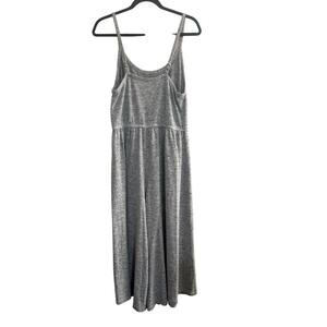 Torrid Size 0 Super Soft Sleep Jumpsuit Romper Womens Gray Wide Leg #5647